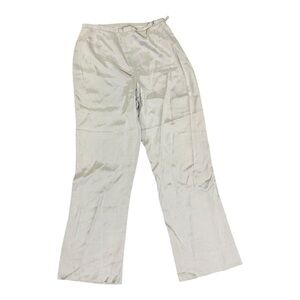 Lafayette 148 New York Light Gray Silk Chinos Size 4